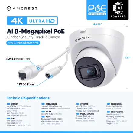 Amcrest IP8M-T2599EW
