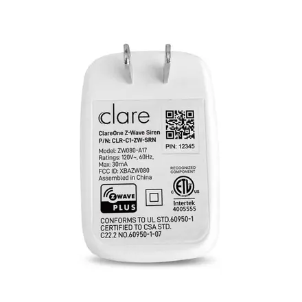 Clare Controls ZW080-A17